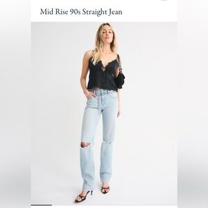 NWT Abercrombie & Fitch Light Blue Jeans